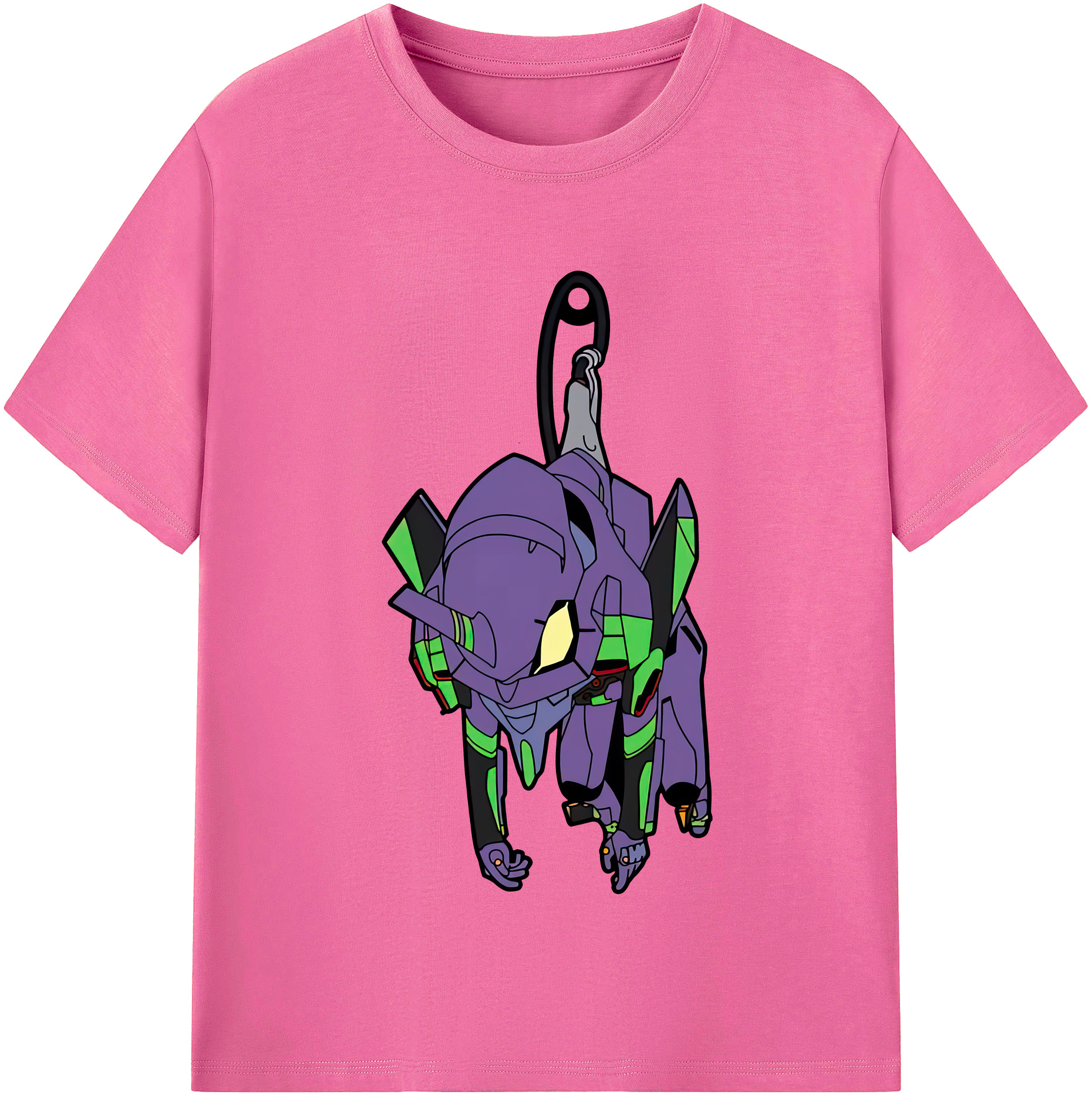 （画像用） EVA 新世紀エヴァンゲリオン レディースカジュアルプリントTシャツ（綿100％）